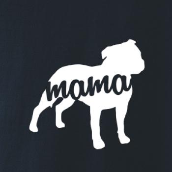 Stafordšírsky bulteriér mama obrys