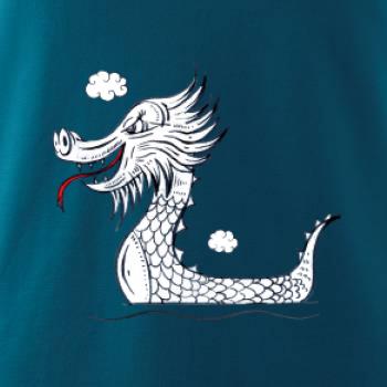 Dračia loď olejomaľba