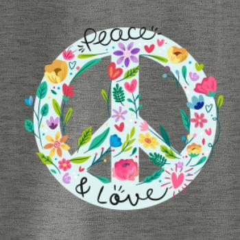 Peace and love symbol