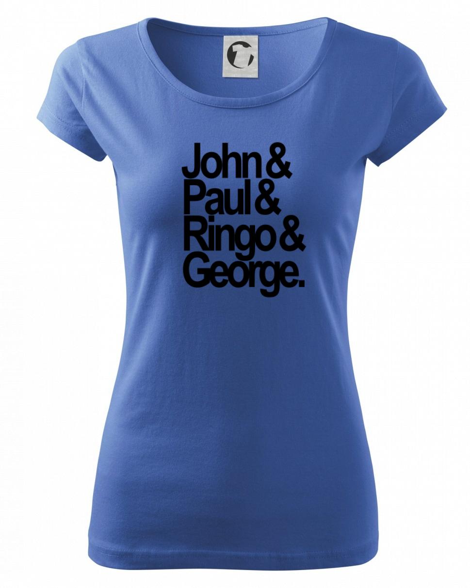 John Paul Ringo George - Dámske tričko Pure