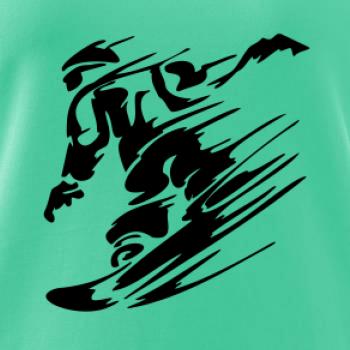 Rychlý snowboardista Rychlý snowboardista