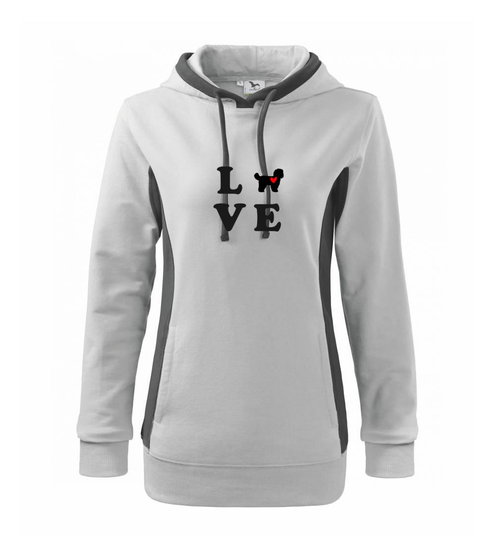 Ši-tzu - Shih Tzu love - Mikina dámska Kangaroo s kapucňou