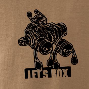Lets Box nápis Lets Box nápis