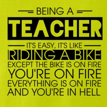 Being a teacher - bike