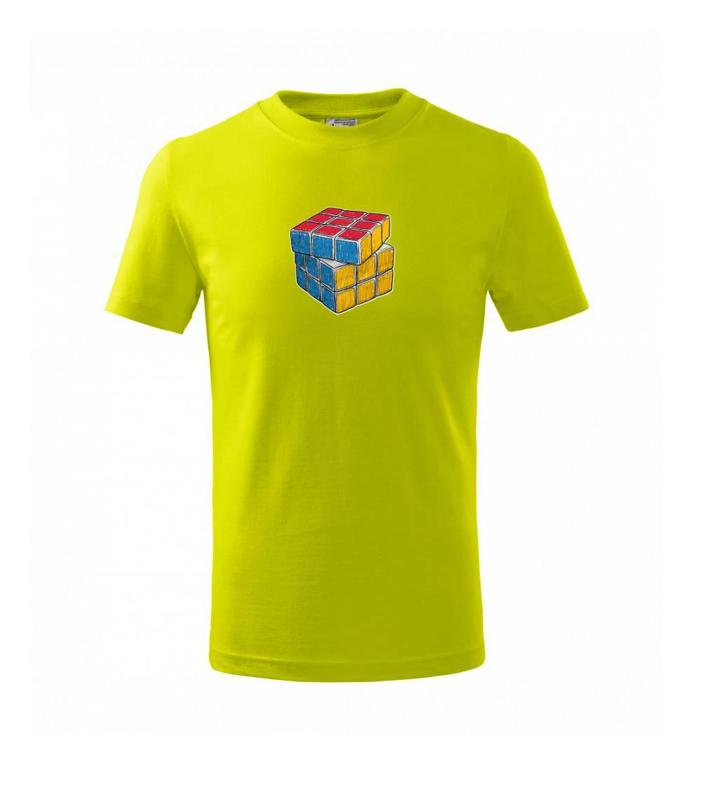 Rubikova kocka kreslená Rubikova kocka kreslená