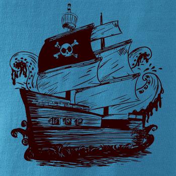 Pirátská loď maľovaná