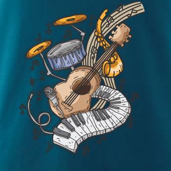 Hudobné nástroje v notách