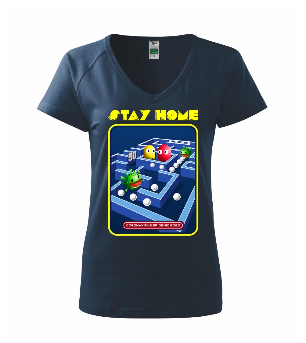 Stay home packman - Tričko dámske Dream