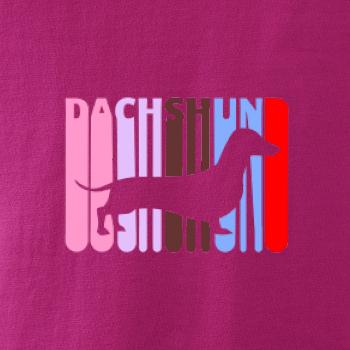 Jazvečík Roztečený nápis