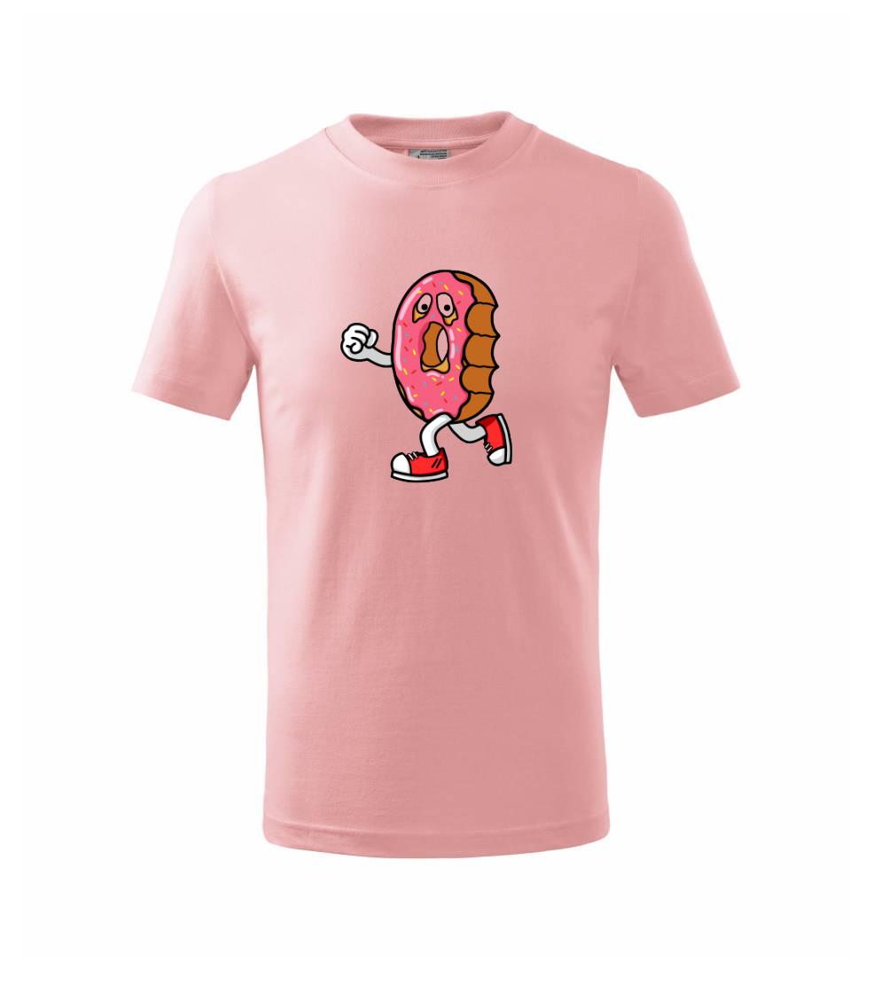 Grafické tričká - Zahryznutie donut - Tričko detské bavlnené