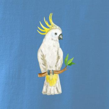 Papagáj Kakadu kreslený Papagáj Kakadu kreslený