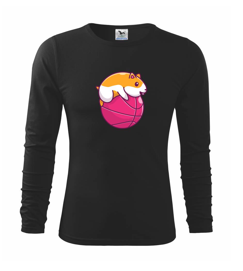 Tričká so zvieratami - Škrečok basketbalista - Tričko detské Long Sleeve