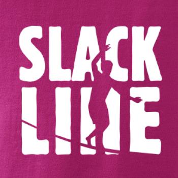 Slackline nápis