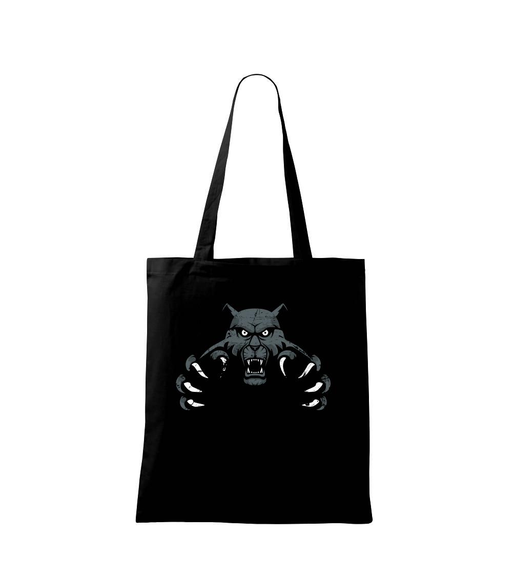 Tričká s potlačou zvierat - Black Panther - Taška bavlnená