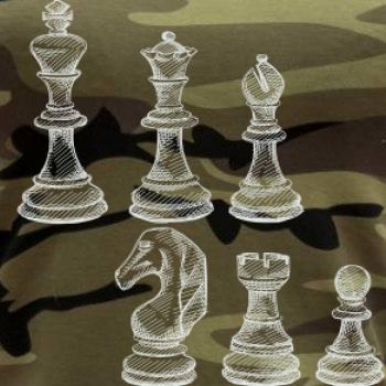 Šachové figúrky kreslené
