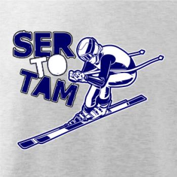 Lyžiar ser to tam