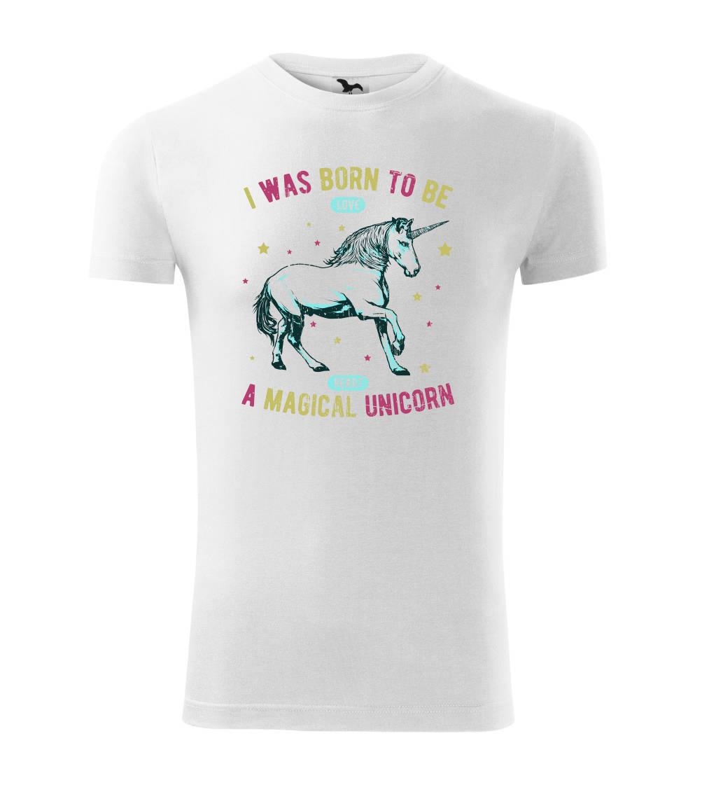 Tričká so zvieratami - Unicorn magic - Viper FIT - Pánske zúžené tričko