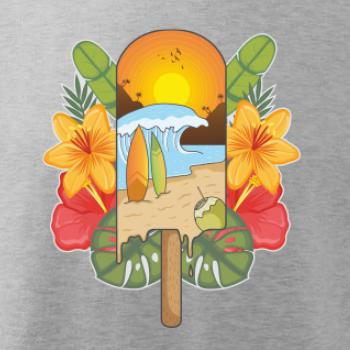 Leto, nanuk, more, pláž