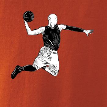 Basketbalista vo výskoku
