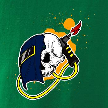 Zvárač - kreslená lebka