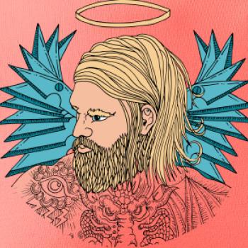 Anjel maľovaný - muž (Pecka design)