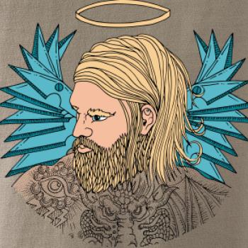 Anjel maľovaný - muž (Pecka design)