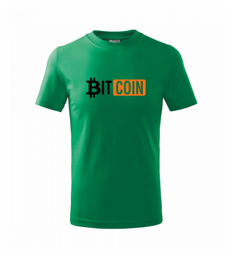 Bitcoin nápis Bitcoin nápis