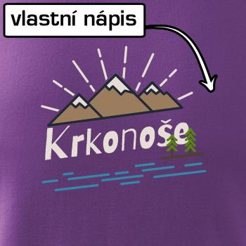 Kreslené hory - vlastné nápis