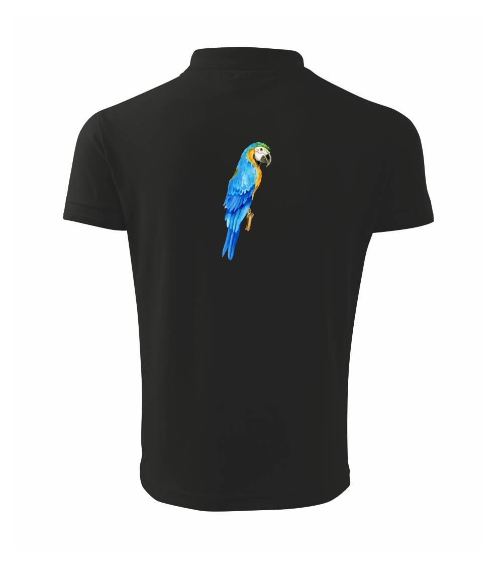 Ara modrá kreslená Ara modrá kreslená