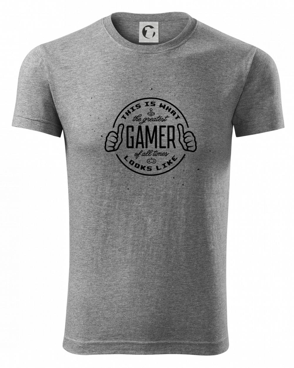 Tričká pre ajťákov - Look like Greatest gamer - Viper FIT - Pánske zúžené tričko