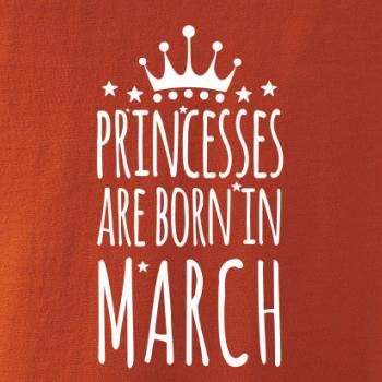 Princesses are born in March