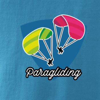 Paragliding dva padáky