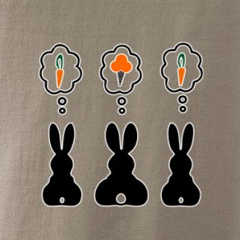 Králici premýšľajú, čo by zožrali