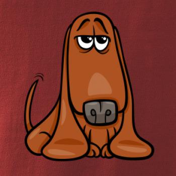 Baset - kreslený hnedý