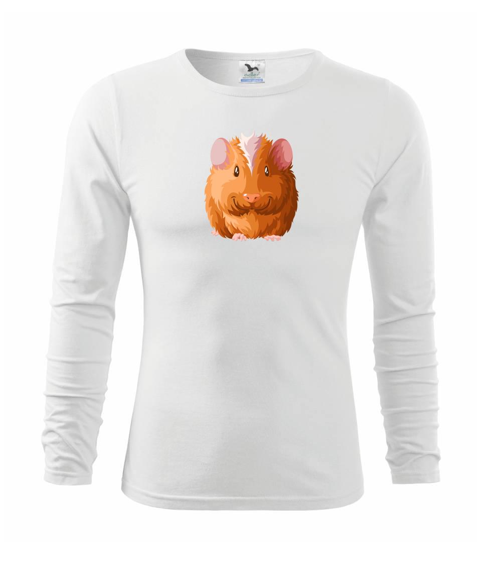 Tričká so zvieratami - Morča - kreslené spredu - Tričko detské Long Sleeve