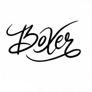 Boxer - nápis okrasný