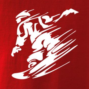 Rychlý snowboardista