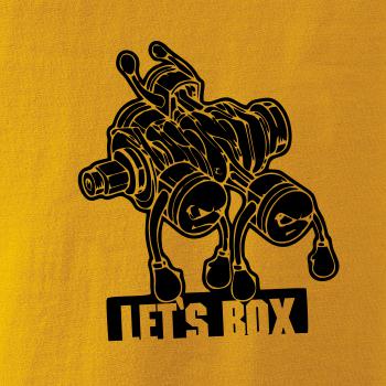 Lets Box nápis