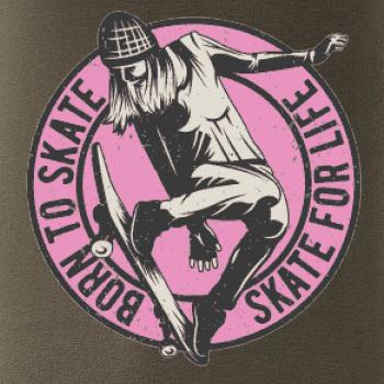 Skate girl pink