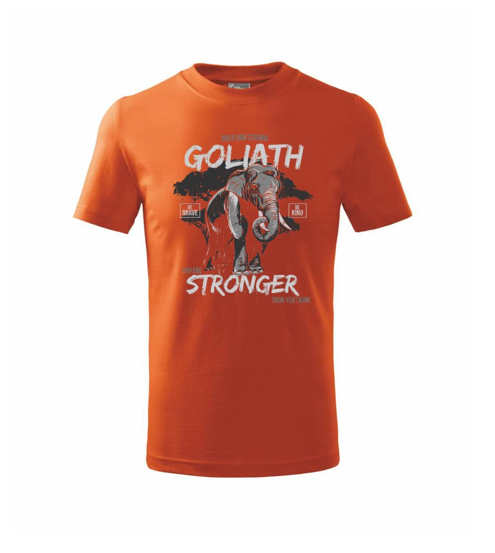 Tričká so zvieratami - Elephant goliath - Tričko detské bavlnené