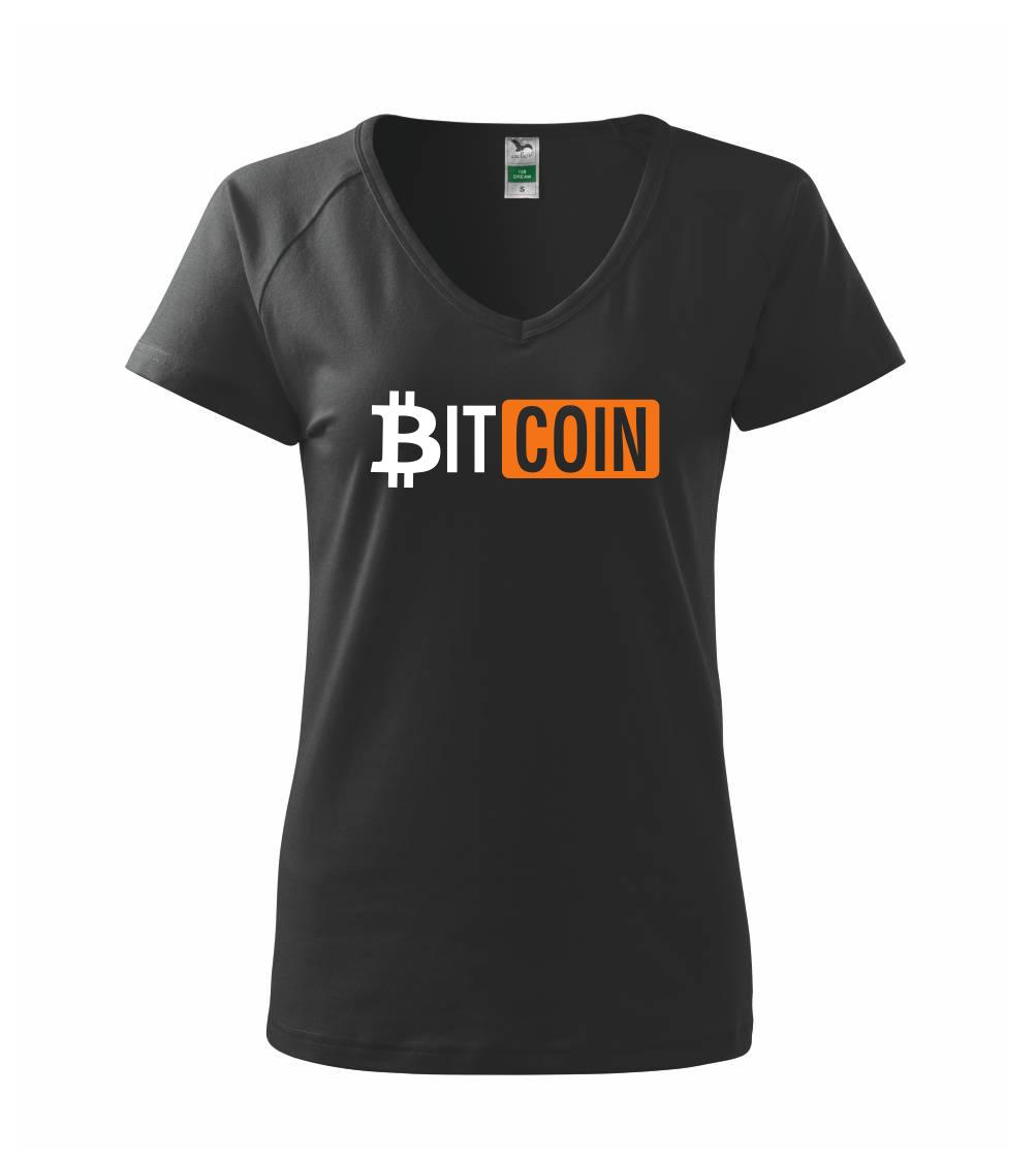 Bitcoin nápis Bitcoin nápis