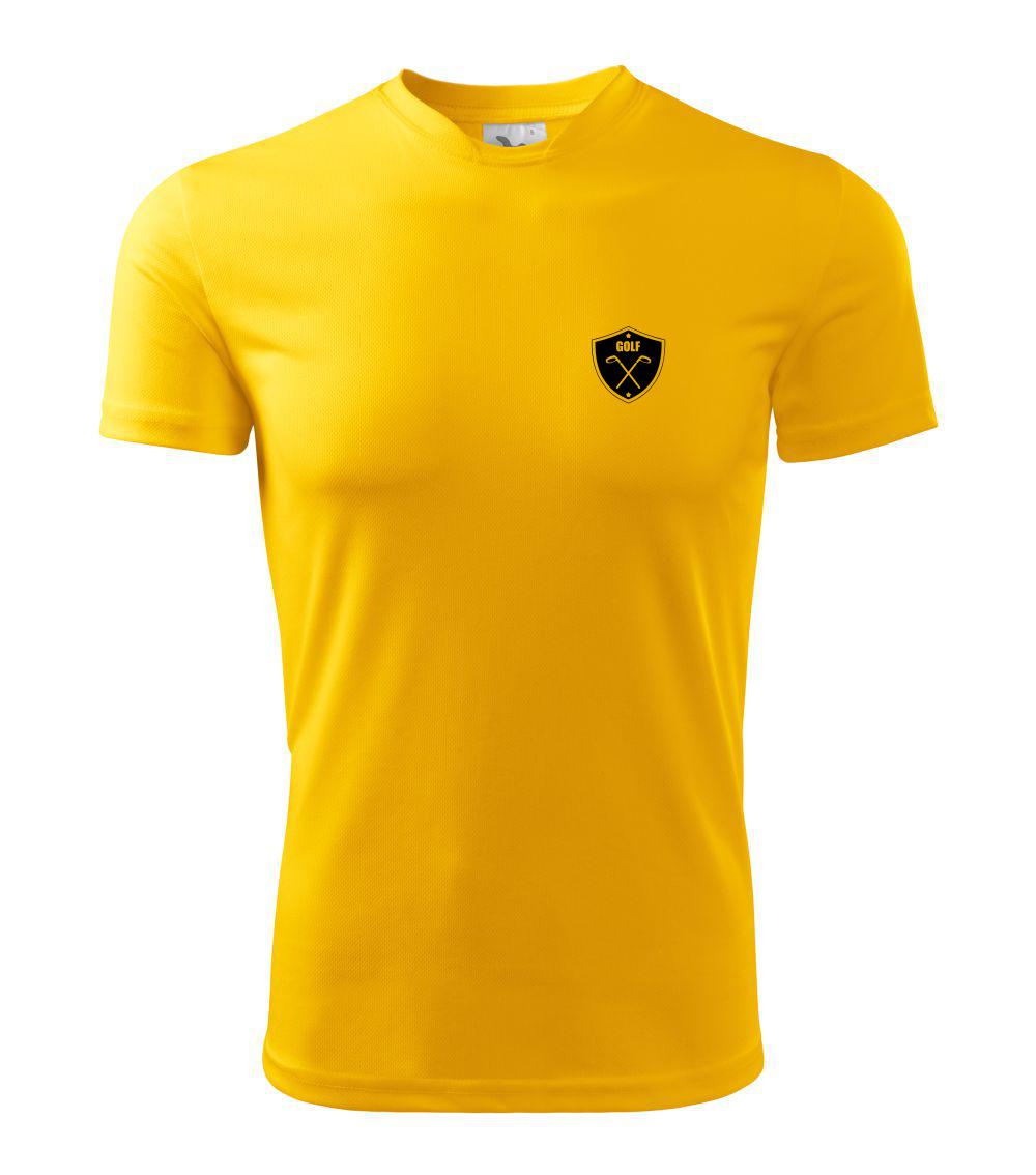 Tričká na golf - Golf emblem - Detské tričko športové