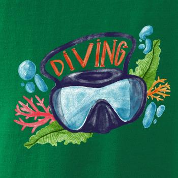 Diving obrázok kreslený