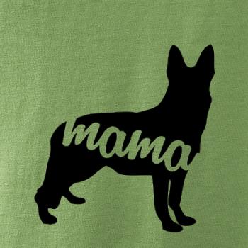 Nemecký ovčiak mama obrys