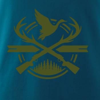 Lovec a kačice - zelený