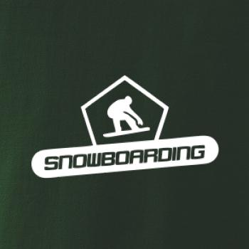 Snowboarding nápis logo Snowboarding nápis logo