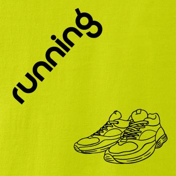 Running nápis šikmo Running nápis šikmo