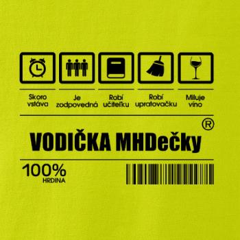 Čiarový kód - Vodič MHDečky / Vodička MHDečky