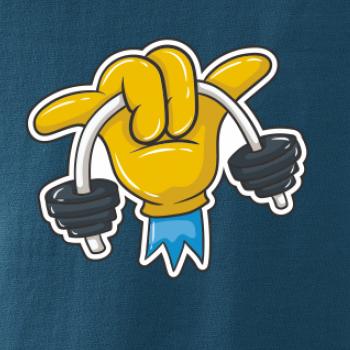 Comics ruka a činka