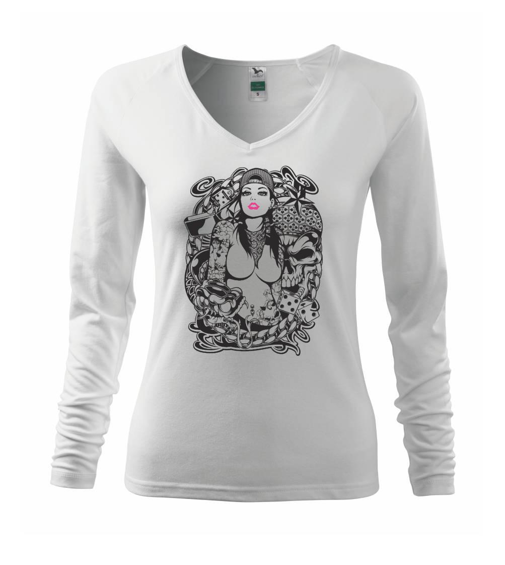 Tričká na párty - Party girl 75D - Tričko dámske Elegance